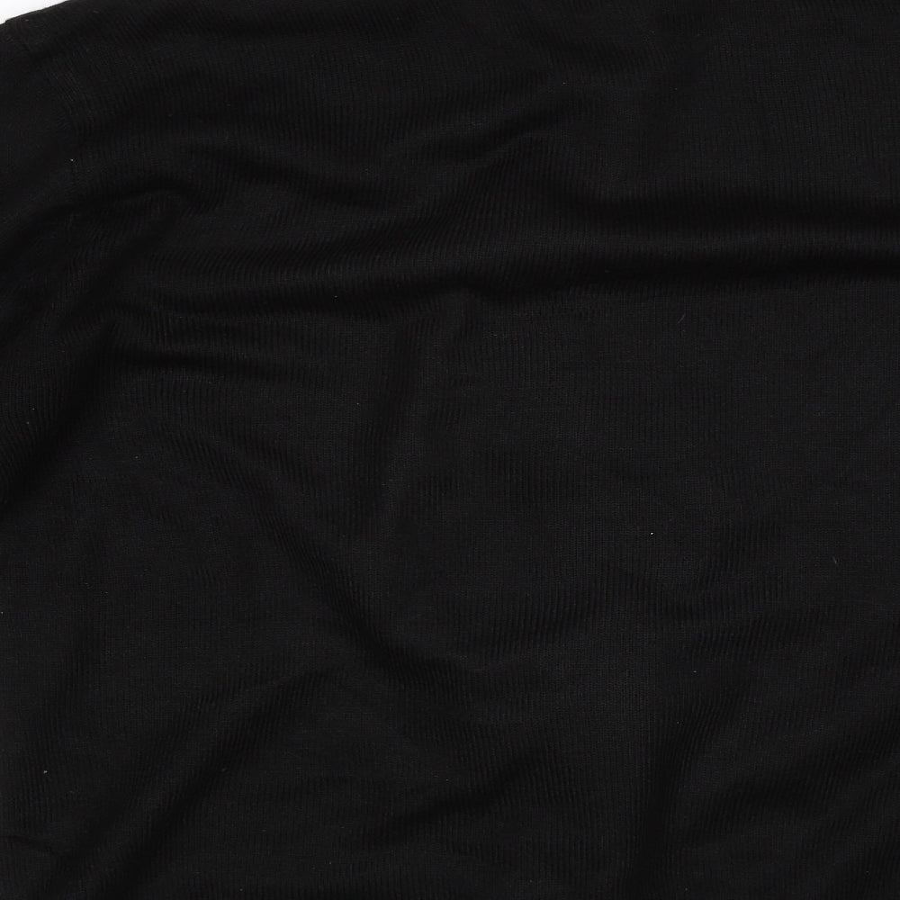 PS London Womens Black Cardigan Jumper Size M