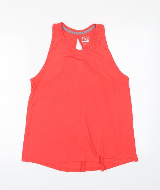 Womens UK Size M Old Navy Pink Basic Tank