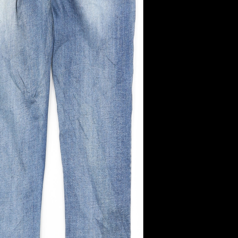 Dodo Mens Blue Rayon Bootcut Jeans Size XL L23 in
