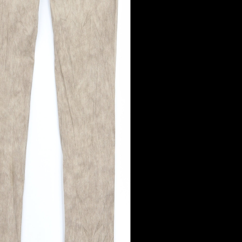 madonaa Womens Beige Skinny Jeans Size S L30 in
