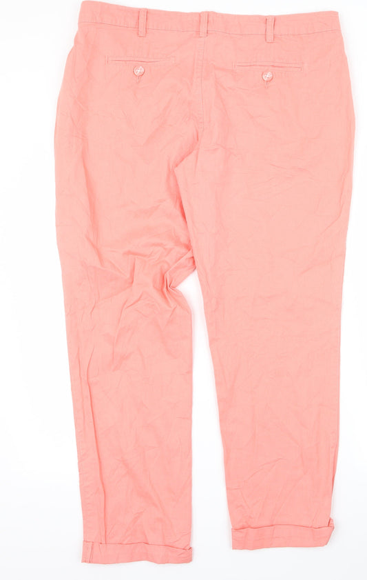 F&F Womens Pink Snow Pants Trousers Size 14 L24 in