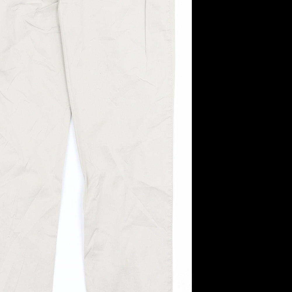Womens UK Size 38 blue motion Regular Fit Beige Trousers