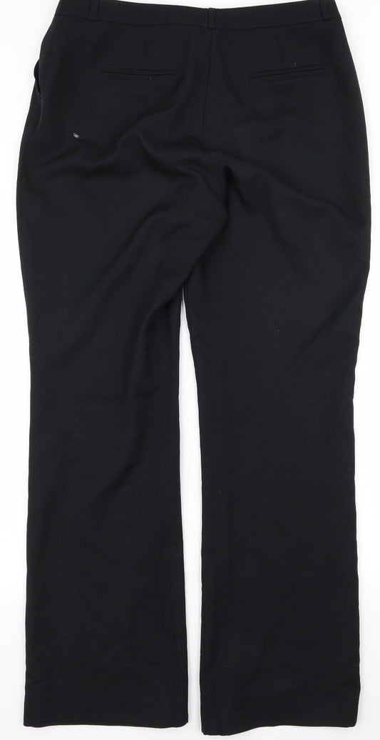 TU Womens Black Trousers Size 12 L30 in