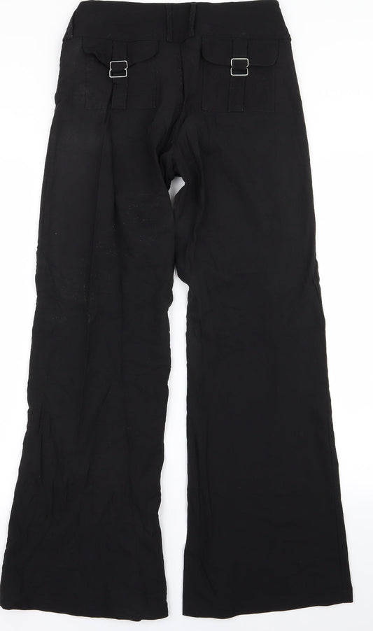 ORSAY Womens Black Trousers Size 40 L27 in - v