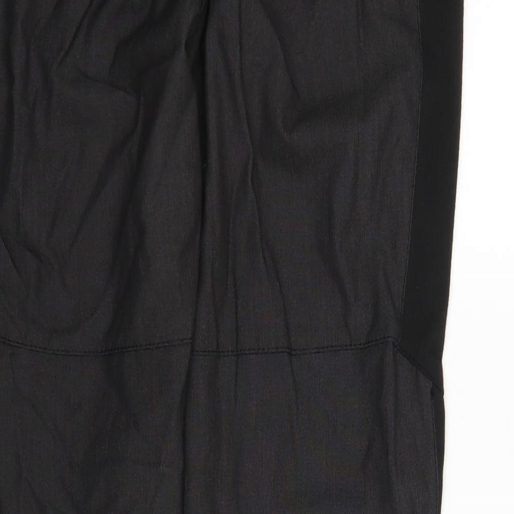 Lady Captain Womens Grey Trousers Size 14 L26.5 in
