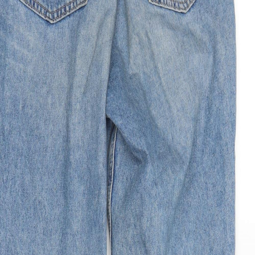 Womens UK Size 8 H&M Regular Fit Straight Blue Jeans