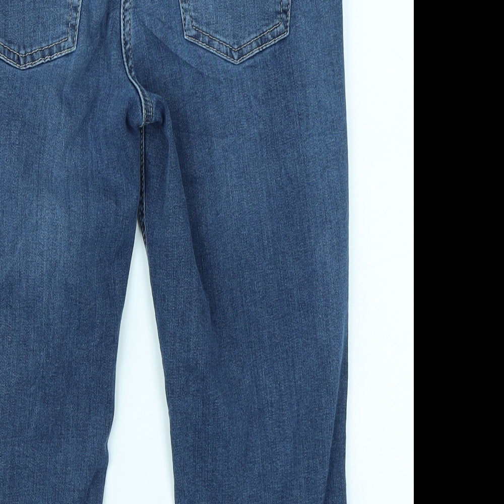 Womens UK Size 26 in Dream Jeans Regular Fit Capri Blue Jeans
