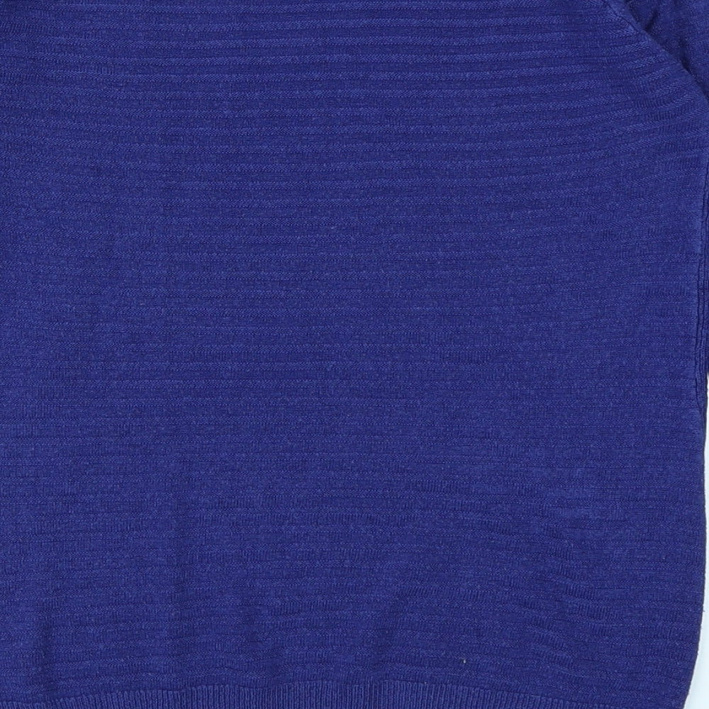 Love Knitwear Womens Blue Pullover Jumper Size 8