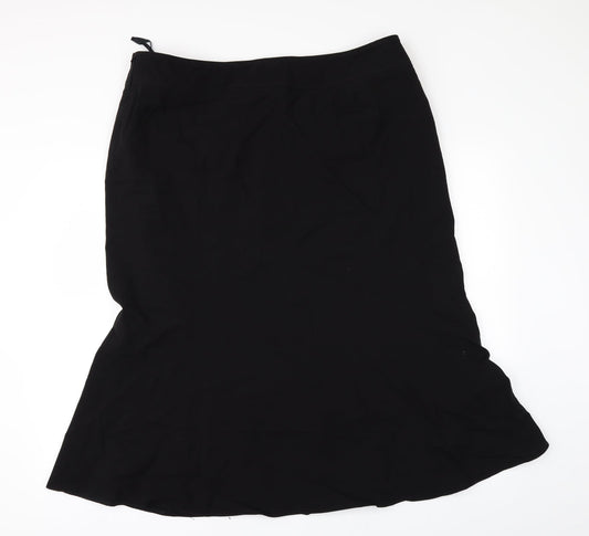 Debenhams Womens Black   A-Line Skirt Size 40 in
