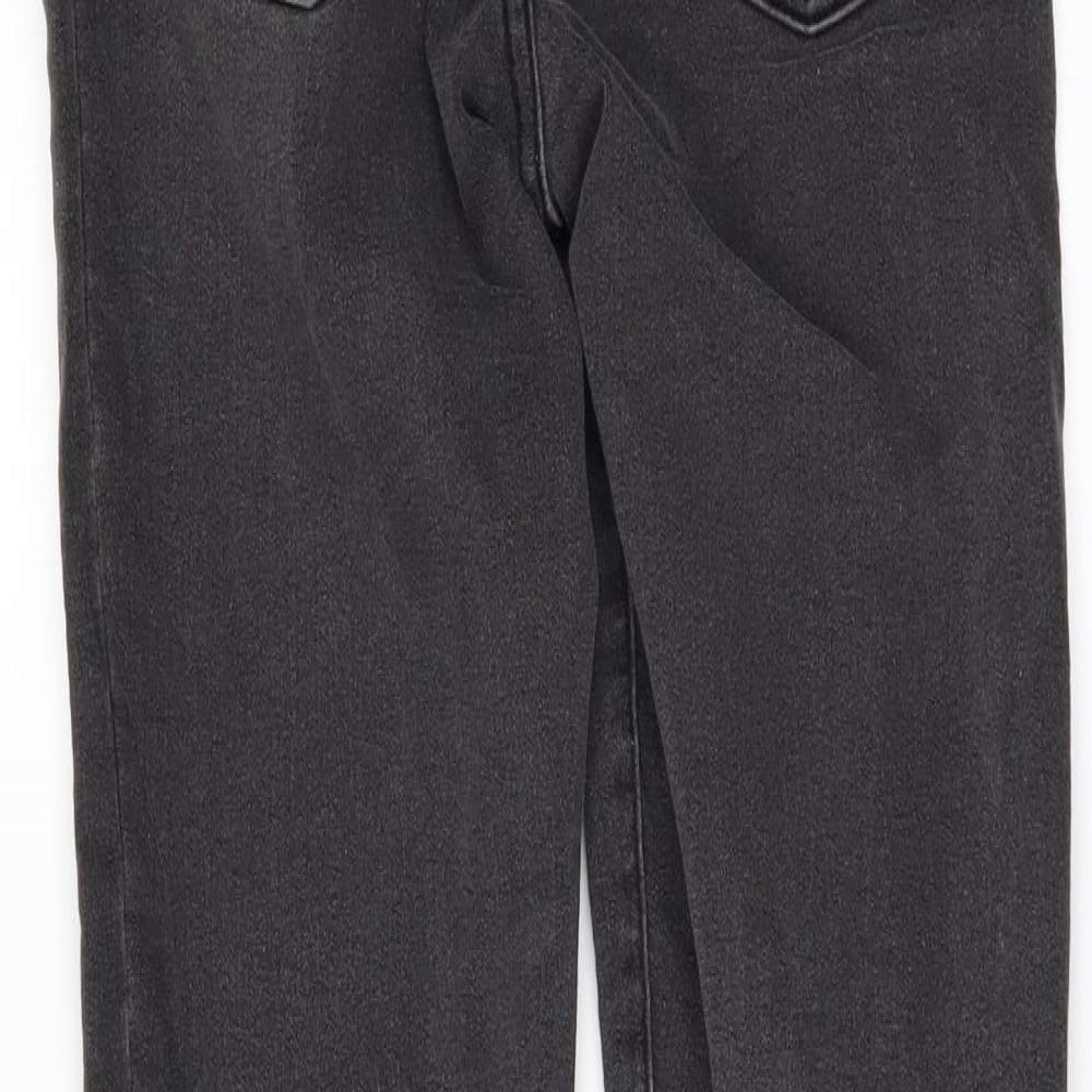 Mango Womens Black Denim Skinny Jeans Size 8 L28 in