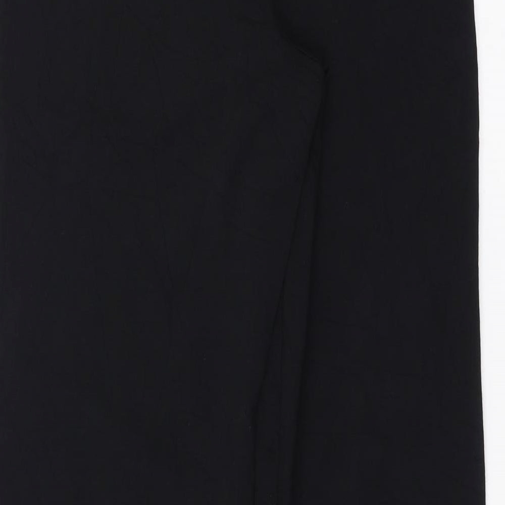 Womens UK Size 12 Marks and Spencer Regular Fit Black Trousers