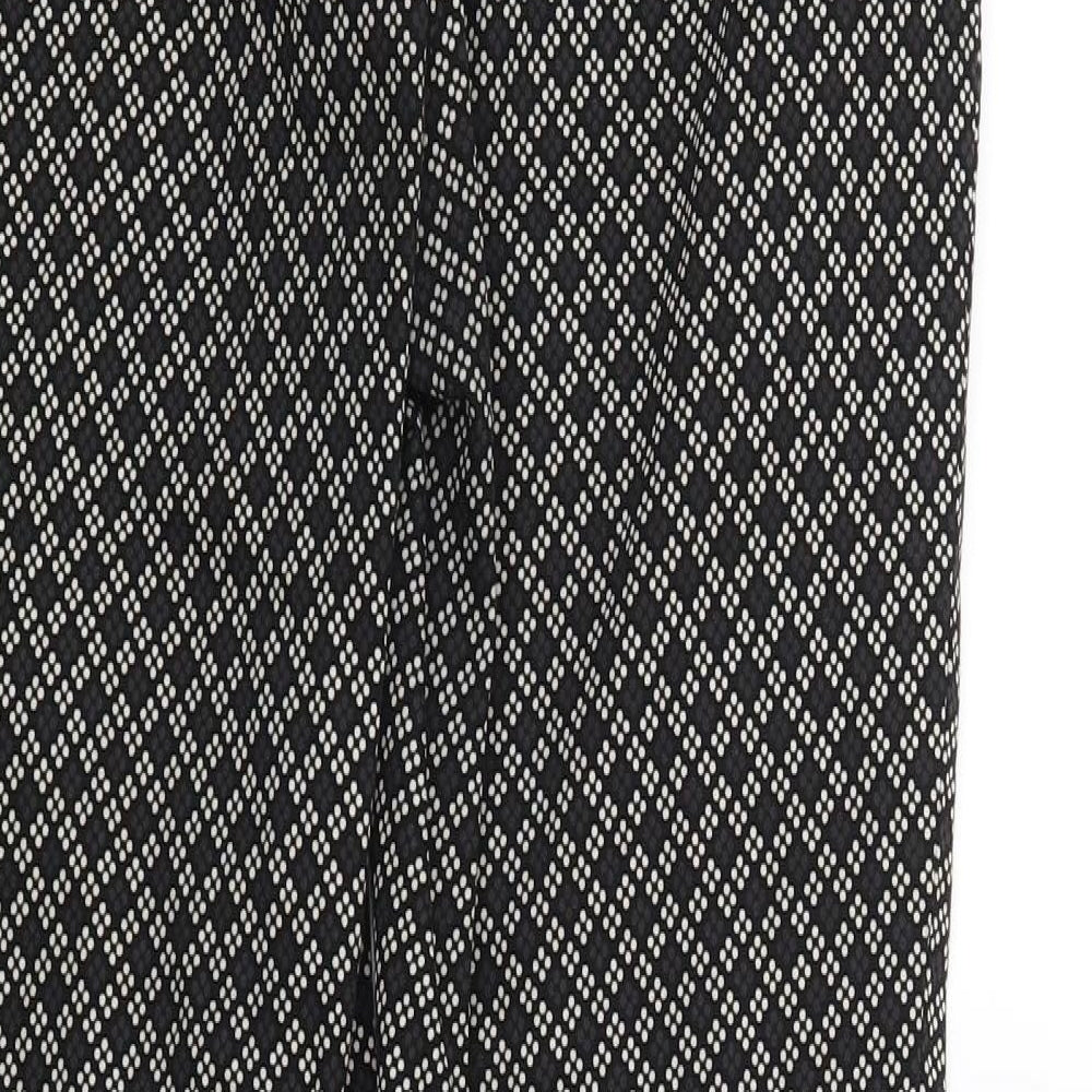 Womens UK Size 10 Roman Regular Fit Jegging Black Trousers