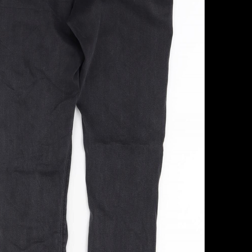ASOS Womens Black  Denim Skinny Jeans Size 32 L25 in