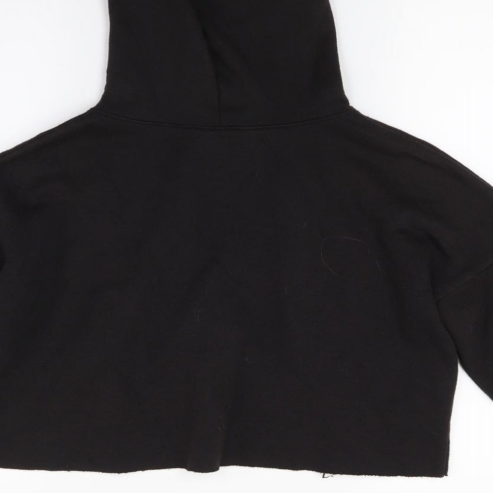 New Look Girls Black Pullover Hoodie Size 12-13 Years - Detroit USA