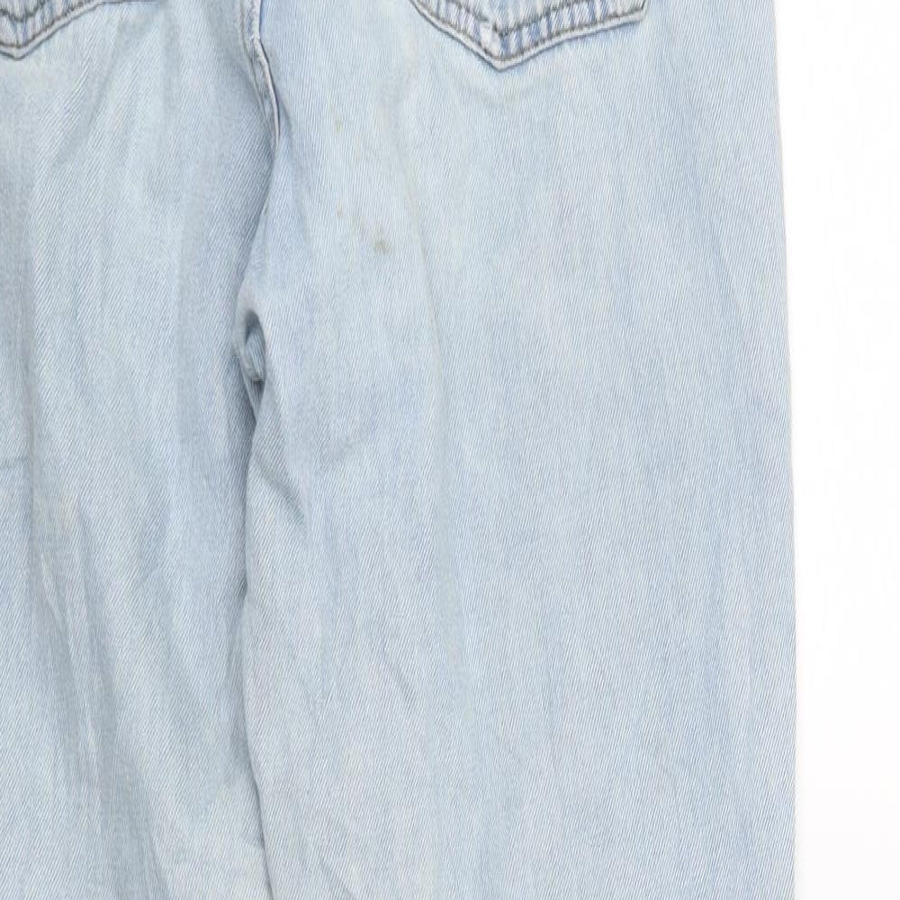 Topshop Womens Blue Denim Capri Jeans Size 28 in L23 in