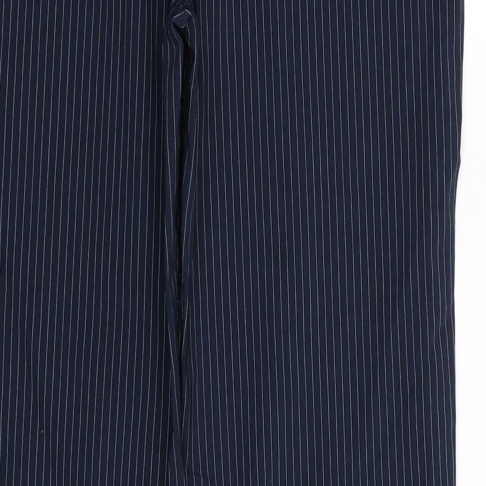Womens UK Size 16 Etam Regular Fit Blue Trousers