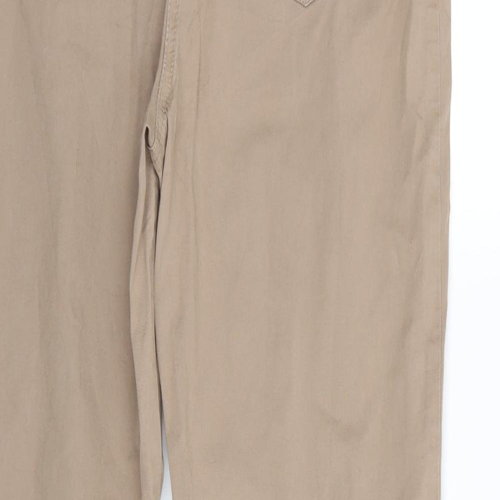 Womens UK Size 28 in canda Regular Fit Beige Trousers
