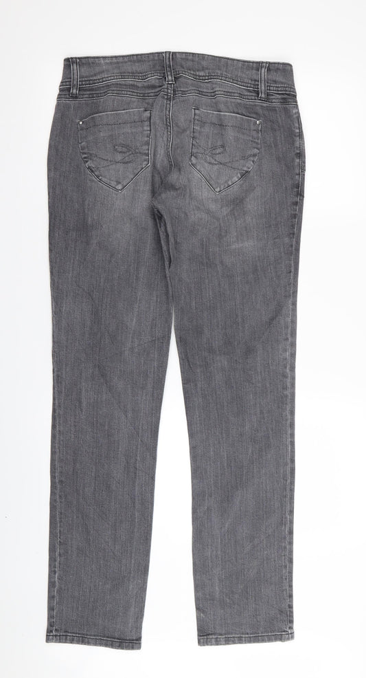 FIVE Mens Grey Straight Jeans Size 30 in L32 in