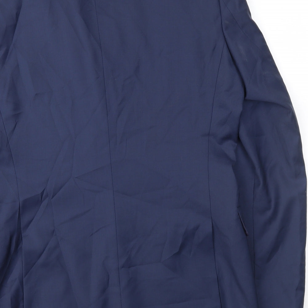 Cavalier Mens Blue Jacket Suit Jacket Size 40