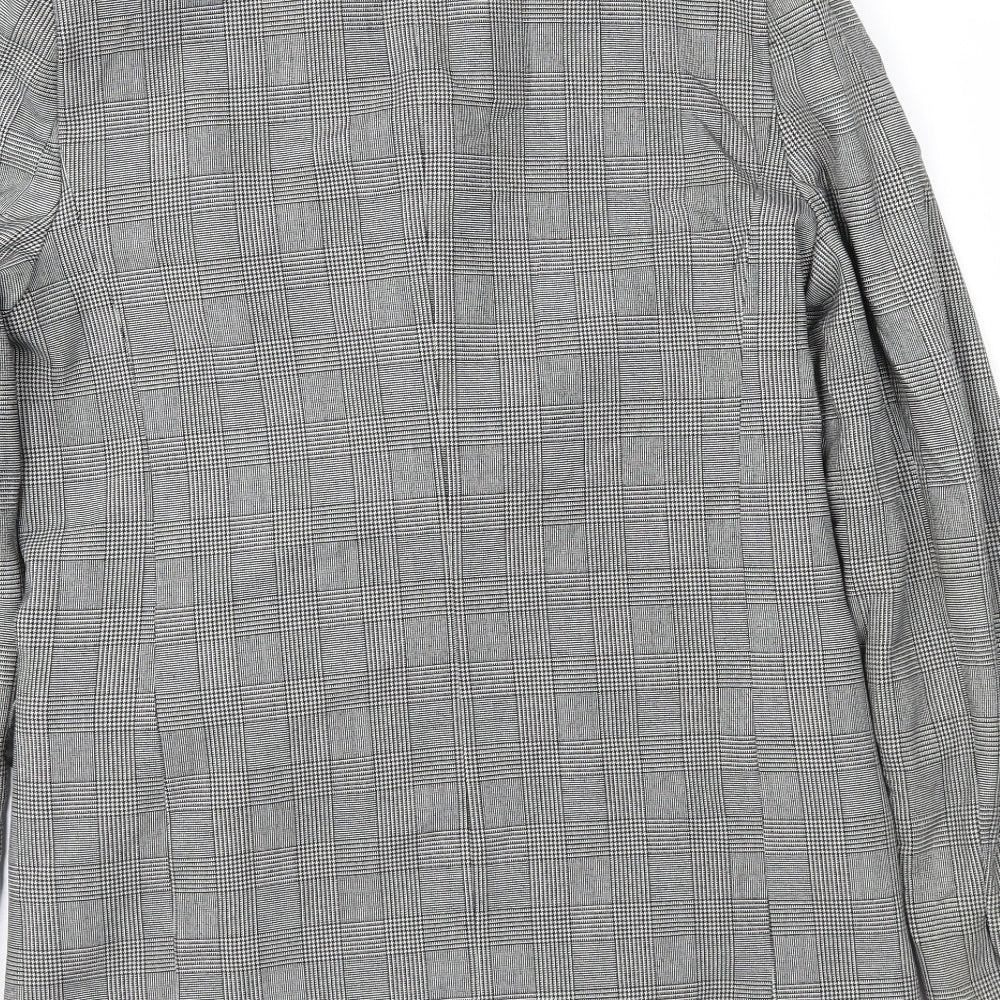 NEXT Womens Grey Check  Jacket Suit Jacket Size 10