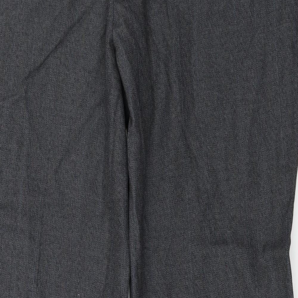 Mens UK Size 41 in Preworn Regular Fit Grey Trousers