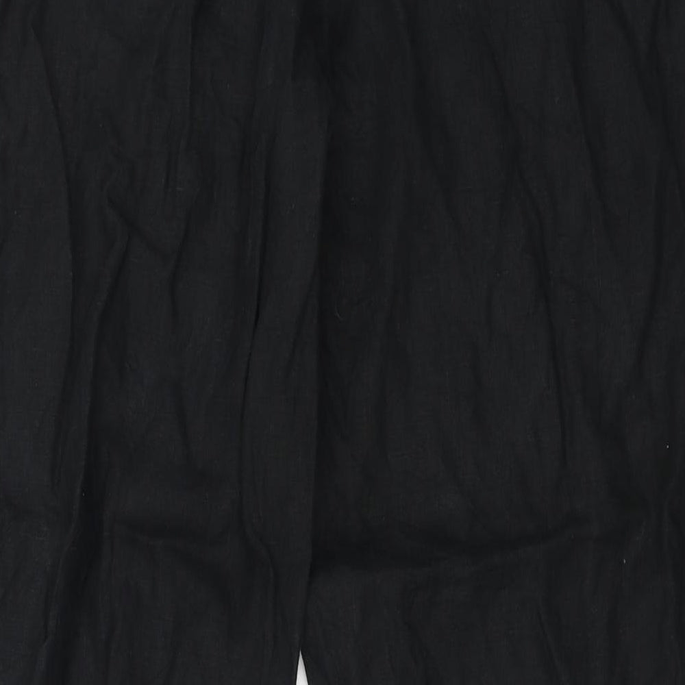 Womens UK Size 16 Marks and Spencer Regular Fit Black Trousers