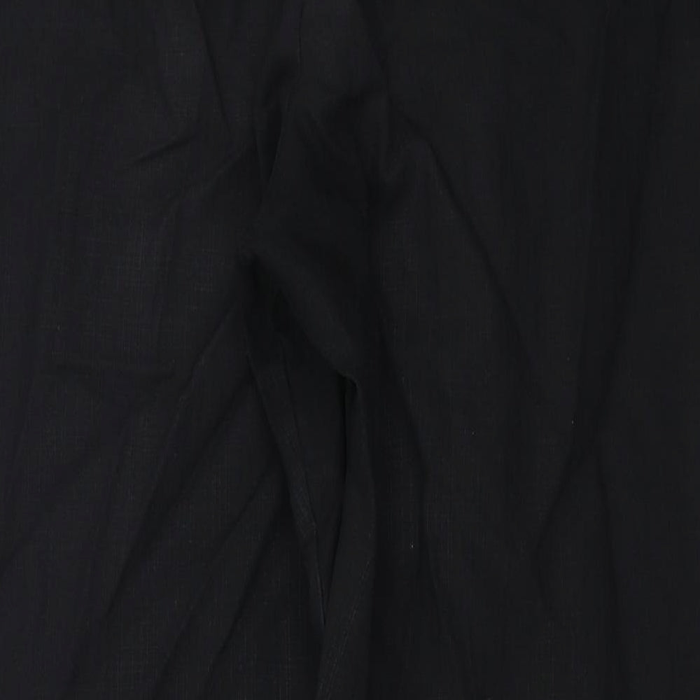 Womens UK Size 36 in Preworn Regular Fit Black Trousers