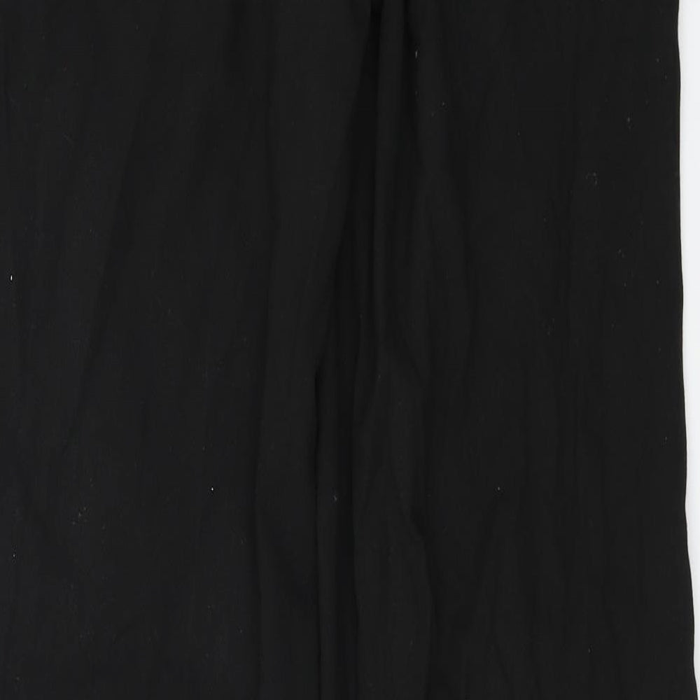 Womens UK Size 12 NEXT Regular Fit Black Trousers