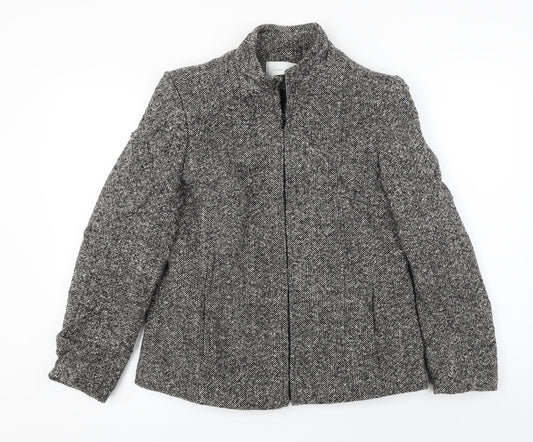 Womens UK Size 10 AMARANTO Grey Jacket