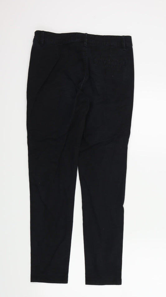 F&F Womens Black Skinny Jeans Size 8 L28 in