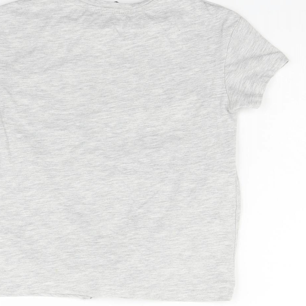 George Girls Grey Basic T-Shirt Size 5-6 Years - tro pi cal