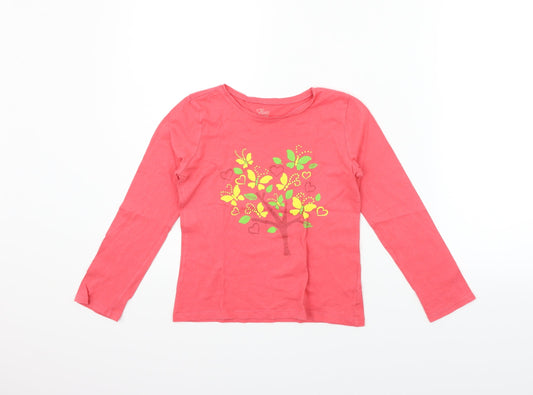 1989 Place Girls Pink Basic T-Shirt Size 7-8 Years
