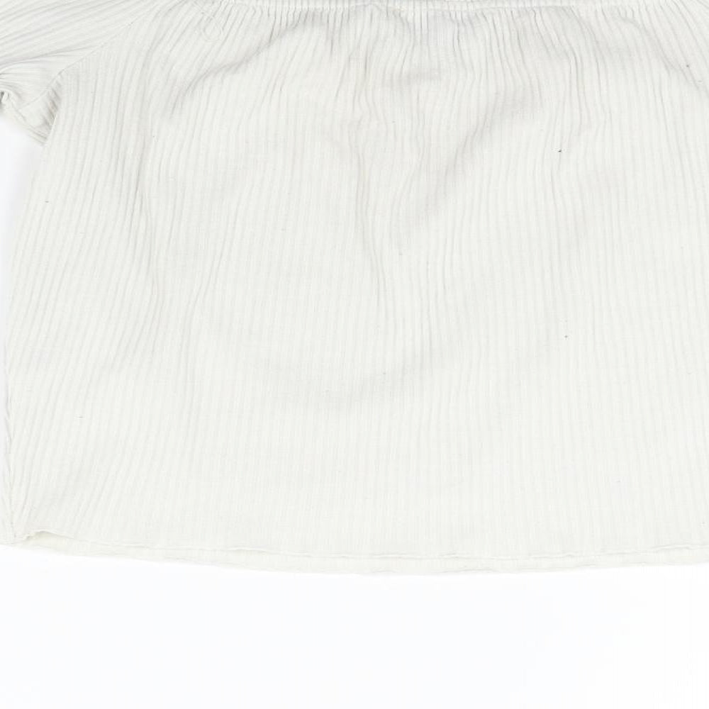 Primark Womens Silver Basic T-Shirt Size 14