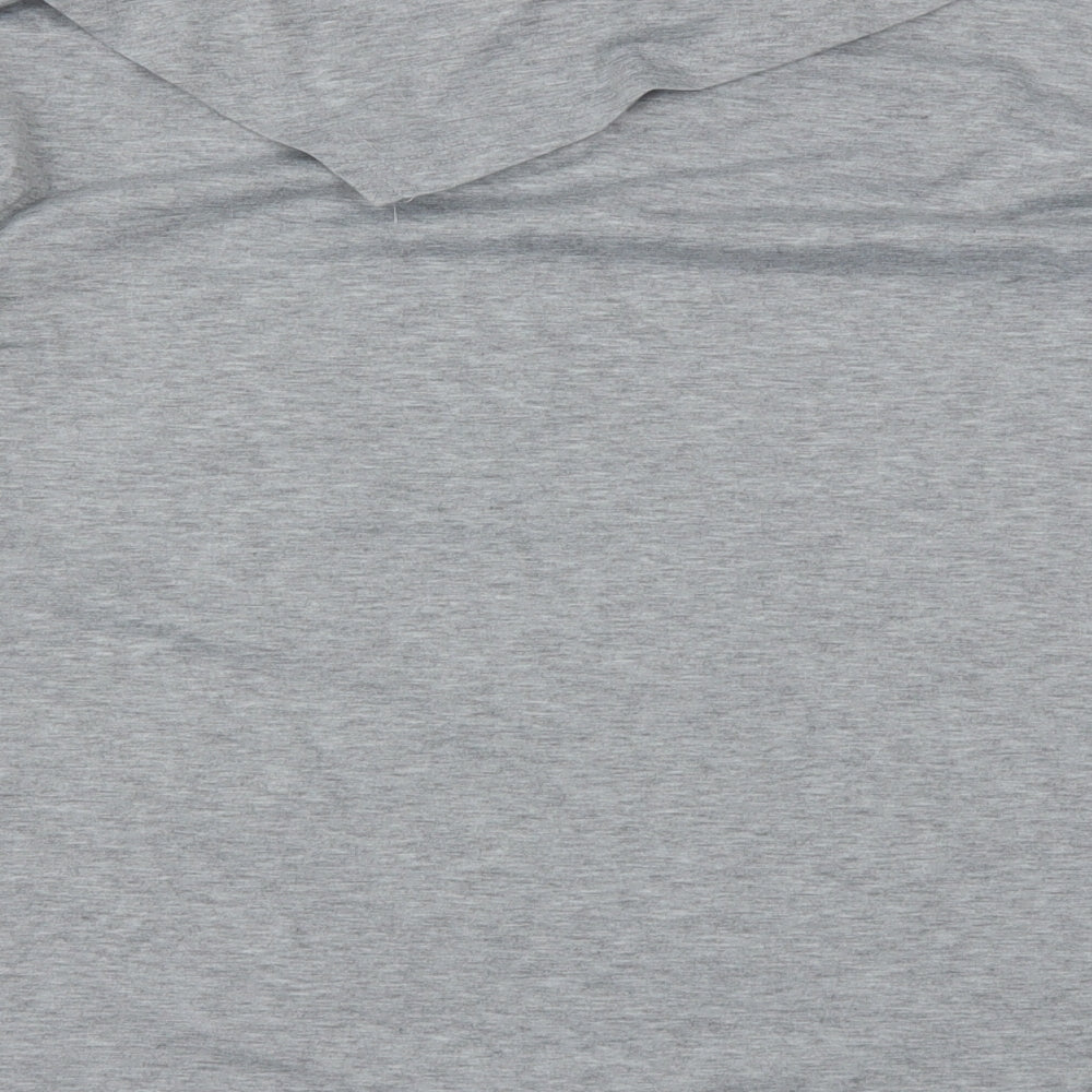 Womens UK Size Preworn Grey Basic T-Shirt