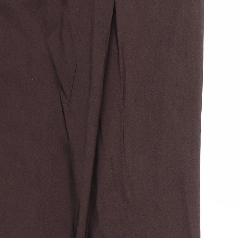 Ozone Womens Brown Trousers Size 28 L32 in