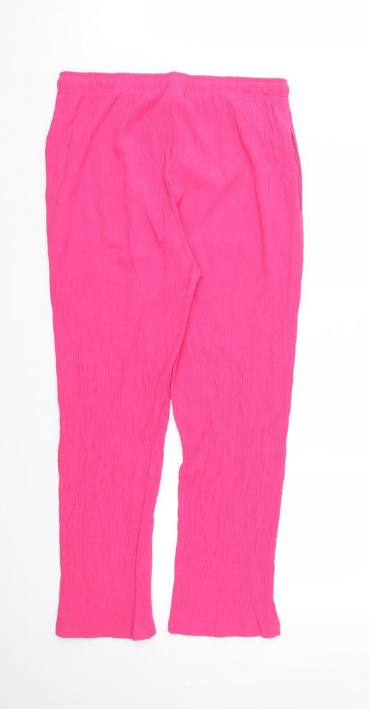Womens UK Size 20 Damart Regular Fit Jogger Pink Trousers