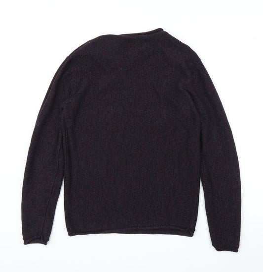 Cedar Wood State Mens Purple Pullover Jumper Size M