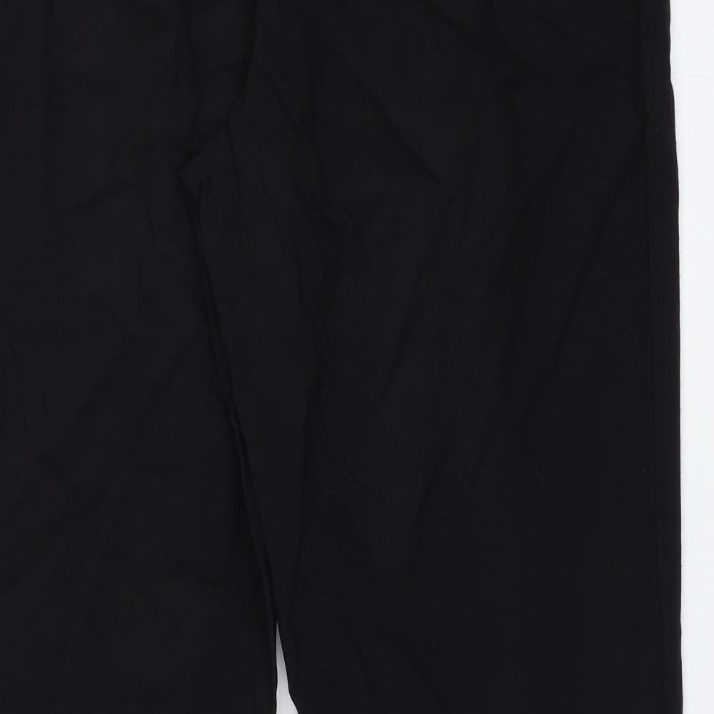 George Womens Black Trousers Size 12 L28 in