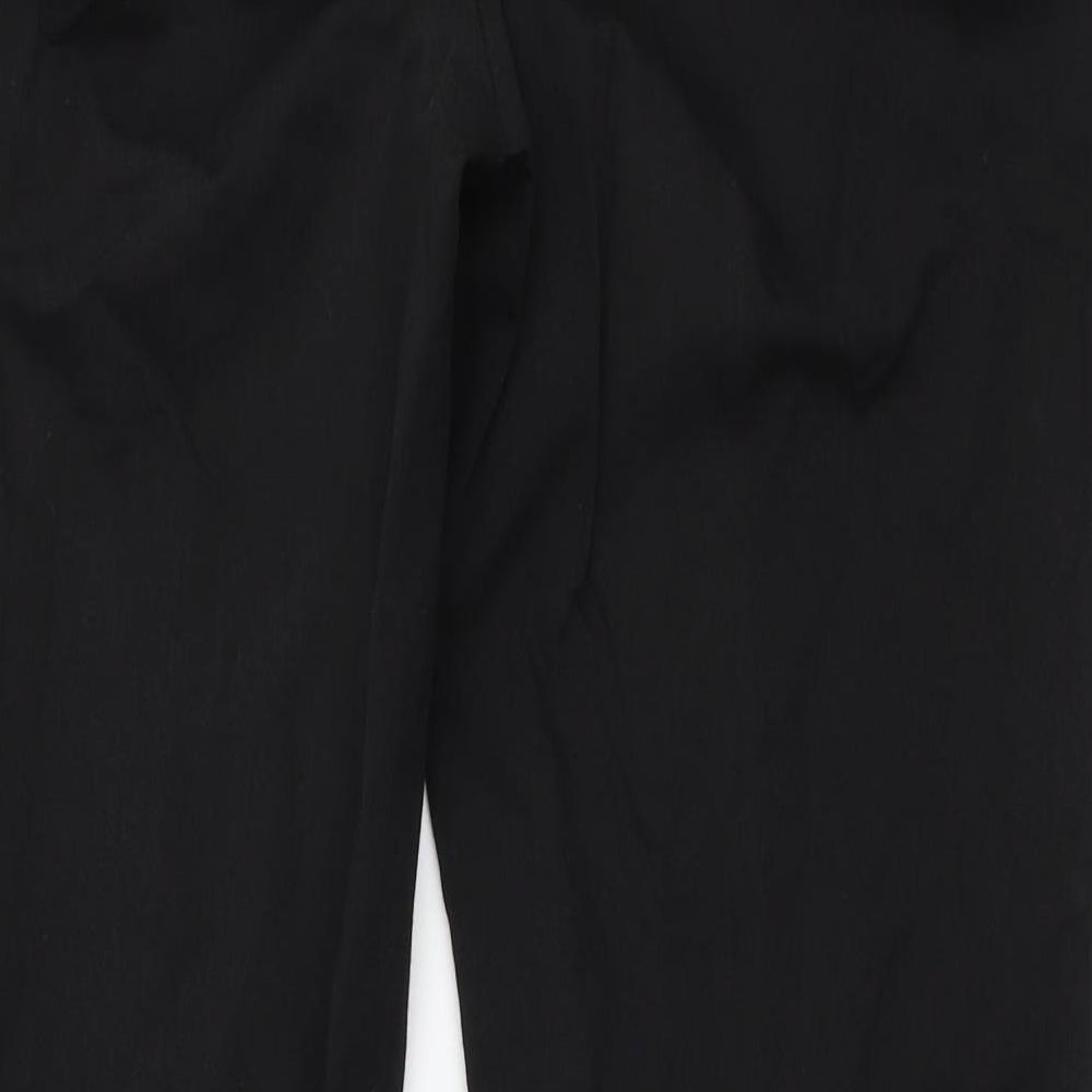 Womens UK Size 6 Atmosphere Regular Fit Black Trousers
