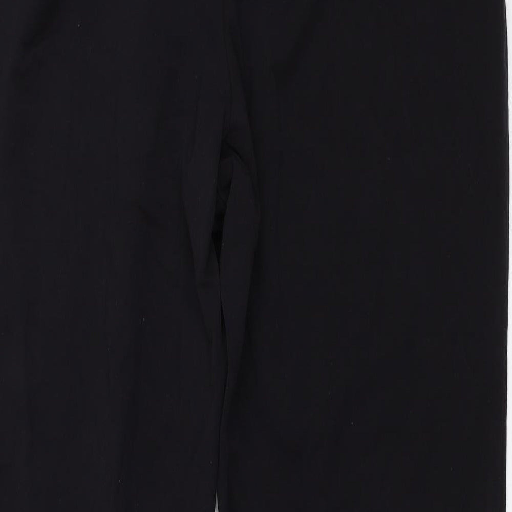Womens UK Size 12 Marks and Spencer Regular Fit Black Trousers
