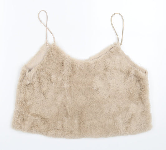 FOREVER 21 Womens Beige Camisole Blouse Size S