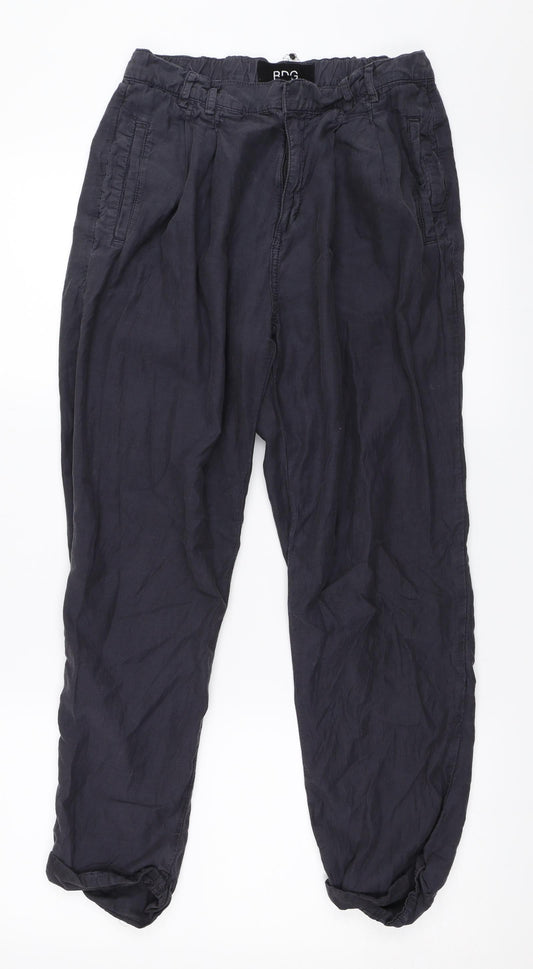 Womens UK Size XS BDG Regular Fit Grey Trousers
