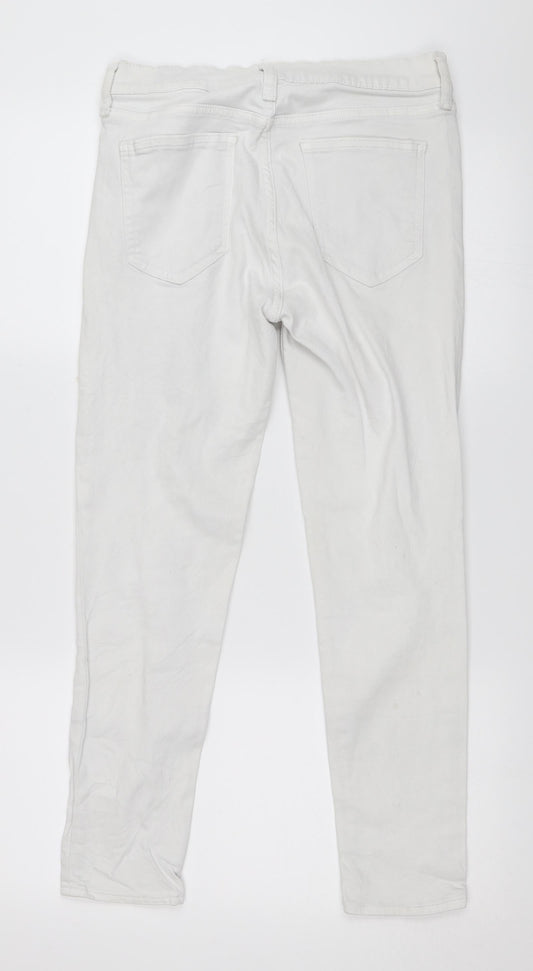 Gap Womens White Denim Skinny Jeans Size 27 in L26 in