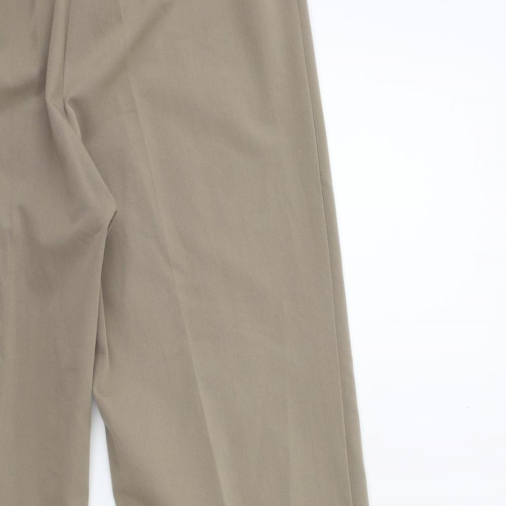 Womens UK Size 32 in Preworn Regular Fit Brown Trousers