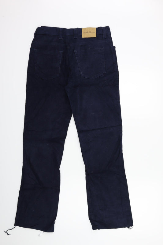 Preworn Womens Blue Trousers Size 12 L30 in