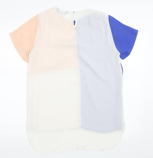 Womens UK Size 14 Dorothy Perkins Blue Basic Blouse