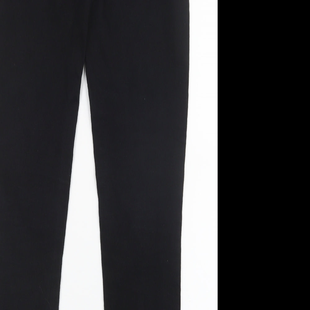 Denim Co. Womens Black Denim Straight Jeans Size 6 L27.5 in