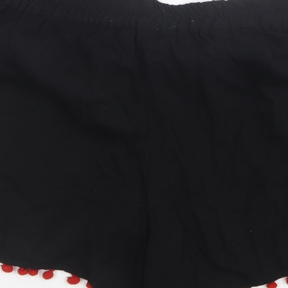 Primark Womens Black Boyfriend Shorts Size 8
