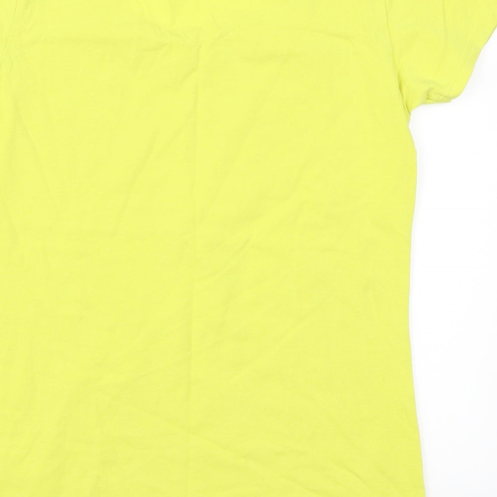 Atmosphere Womens Yellow Basic T-Shirt Size 14
