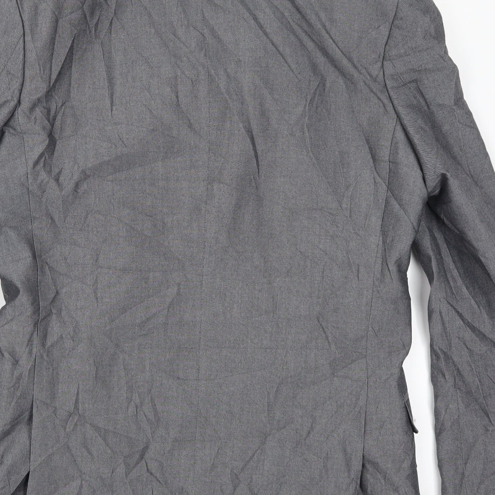 Mens UK Size 36 Limehaus Regular Grey Suit Jacket